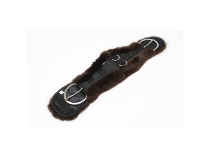 engel reitsport lammfell sattelgurt western gurt schwarz fell mocca 20 50cm
