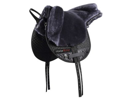 fellsattel lammfell inkl distanzgewebe r2 englisch anthrazit