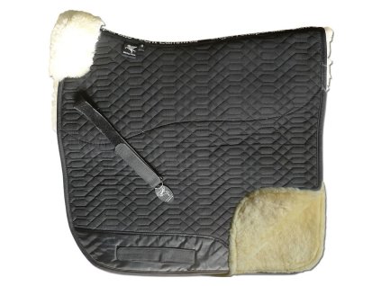 engel reitsport lammfell schabracke schabra2 schwarz pink d dressur