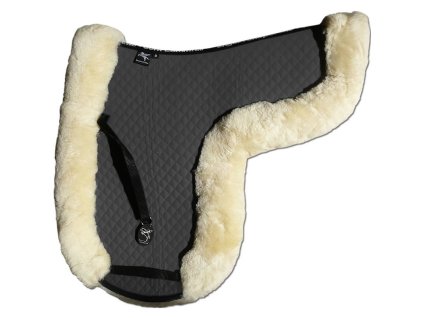 engel reitsport lammfell satteldecke sadek4 grau marine d dressur