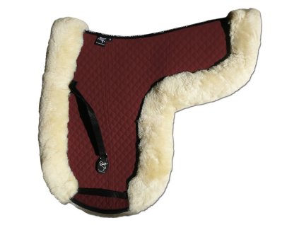 engel reitsport lammfell satteldecke sadek4 bordeaux marine d dressur