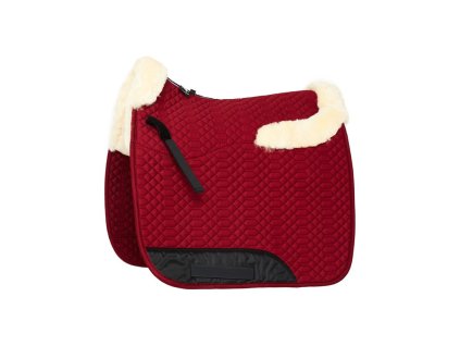 engel reitsport lammfell schabracke schabra4 bordeaux med d dressur