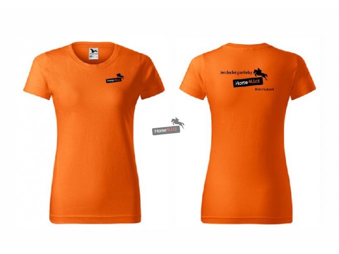 Dámské tričko BASIC Oranžové