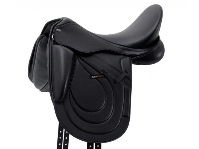 SS20 Bletchley Synthetic Monoflap Dressage Saddle Black Main image 72 RGB zo