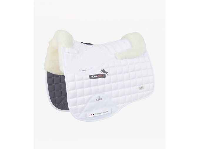 Capella CC Merino Wool Dressage Square White Natural 1 768x