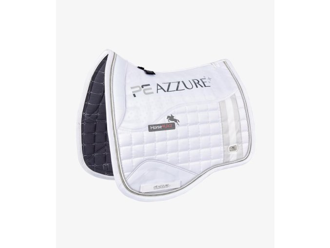 Azzure Anti Slip Satin Dressage Square White 1 31b6f6d1 c553 43c9 a3f9 d8b2e78cd74b 768x