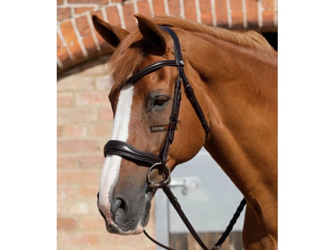 Verdura Anatomic Snaffle Bridle Brown 1 768x