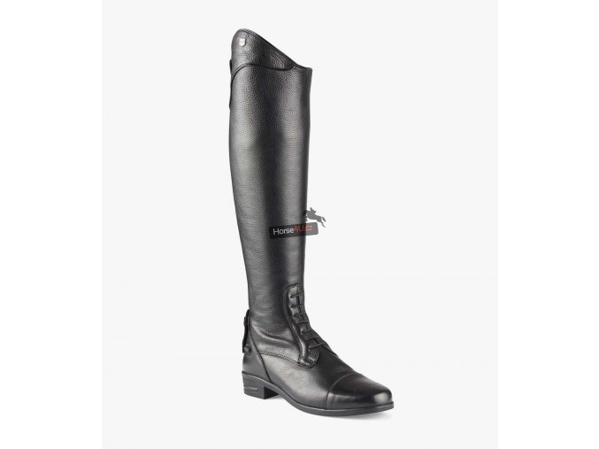 Veritini Ladies Long Leather Tall Boot Black 1 1024x