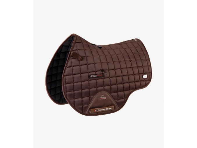 Alberta GP Jump Saddle Pad Brown 1 768x