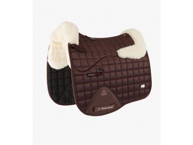 Atlantis Dressage Saddle Pad Brown1 1024x