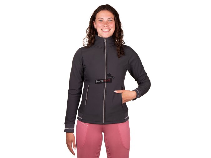 Softshellová bunda QHP Lieke Anthracite