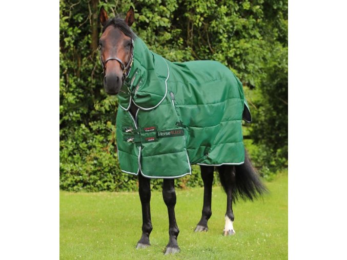 Stájová deka Premier Equine Hydra 200g s krkem