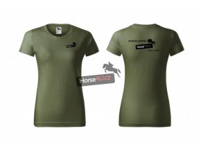 Dámské tričko BASIC Khaki