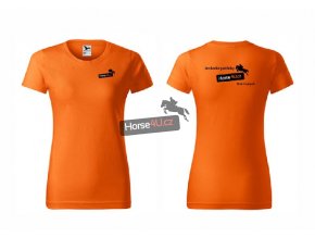 Dámské tričko BASIC Oranžové