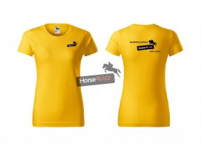 Dámské tričko BASIC Žluté
