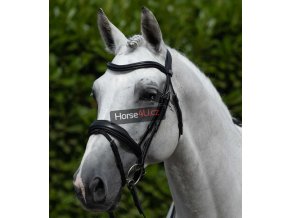 Rizzo Anatomic Snaffle Bridle with Flash Black 1 991448 768x