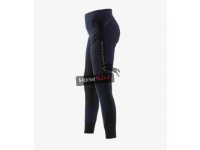 Ronia Ladies Full Seat Gel Pull On Riding Tights Navy 1 768x