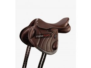 Deauville Leather Mono Flap Cross Country Saddle Brown 1 1024x