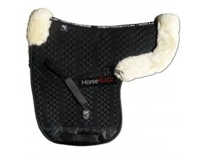 engel reitsport lammfell satteldecke sadek2 schwarz med natur d dressur