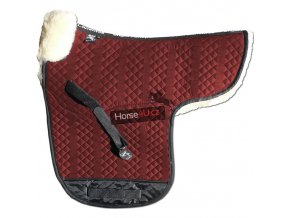 engel reitsport lammfell satteldecke sadek1 bordeaux med natur d dressur