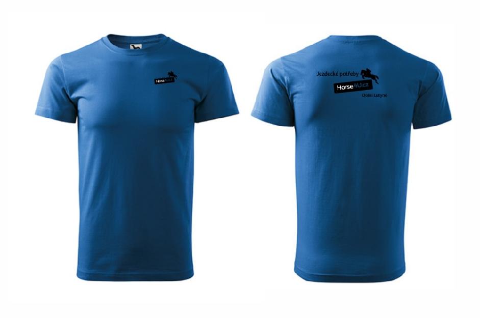 Pánské tričko BASIC Modré Barva: Modrá, Varianta: XS
