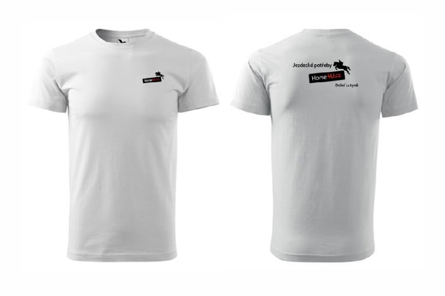 Pánské tričko BASIC Bílé Barva: Bílá, Varianta: XL