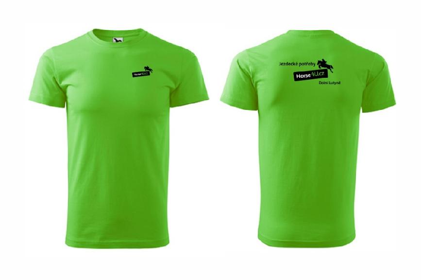 Pánské tričko BASIC Jablkově zelené Barva: Jablkově zelená, Varianta: XL