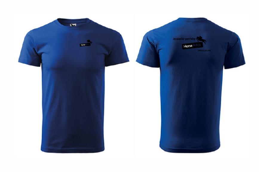 Pánské tričko BASIC Královsky modré Barva: Modrá, Varianta: S