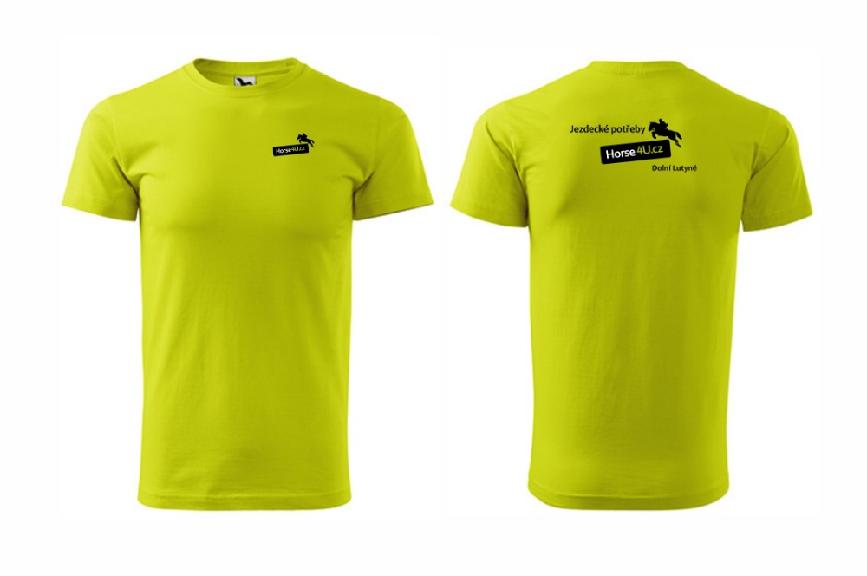 Pánské tričko BASIC Limetkové Barva: Lime, Varianta: S