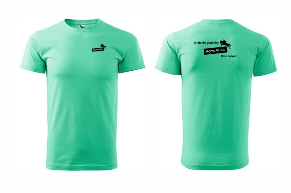 Pánské tričko BASIC Mátové Barva: Mátová, Varianta: S