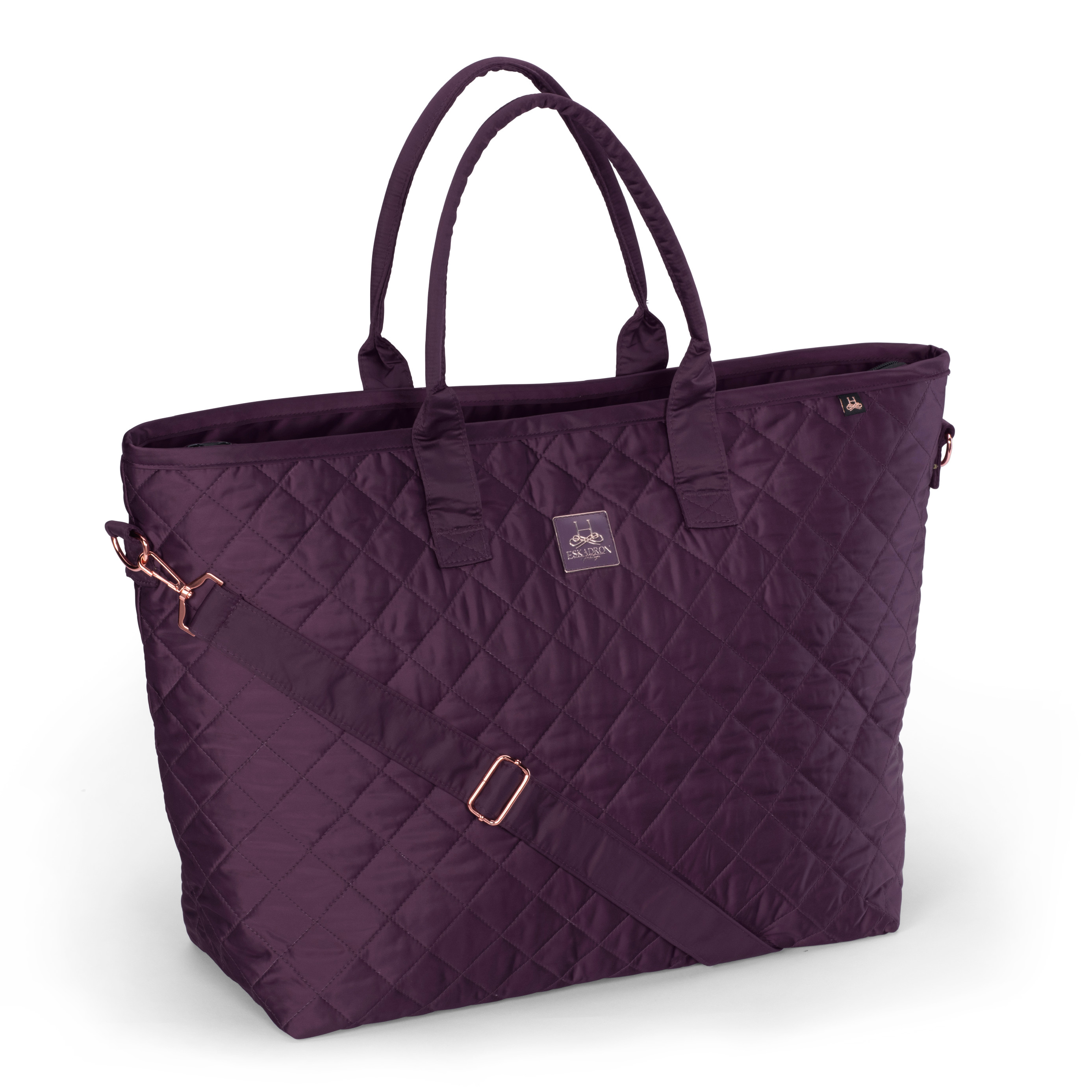 Taška Eskadron GLOSSY SHOPPER Barva: Deepberry