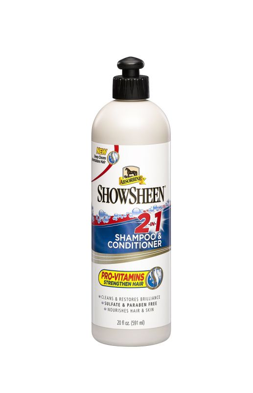 Šampón a kondicionér pro koně Absorbine ShowSheen dva v jednom 591ml