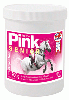 In the Pink senior, probiotika s vitamíny pro skvělou kondici starších koní 1,8 kg