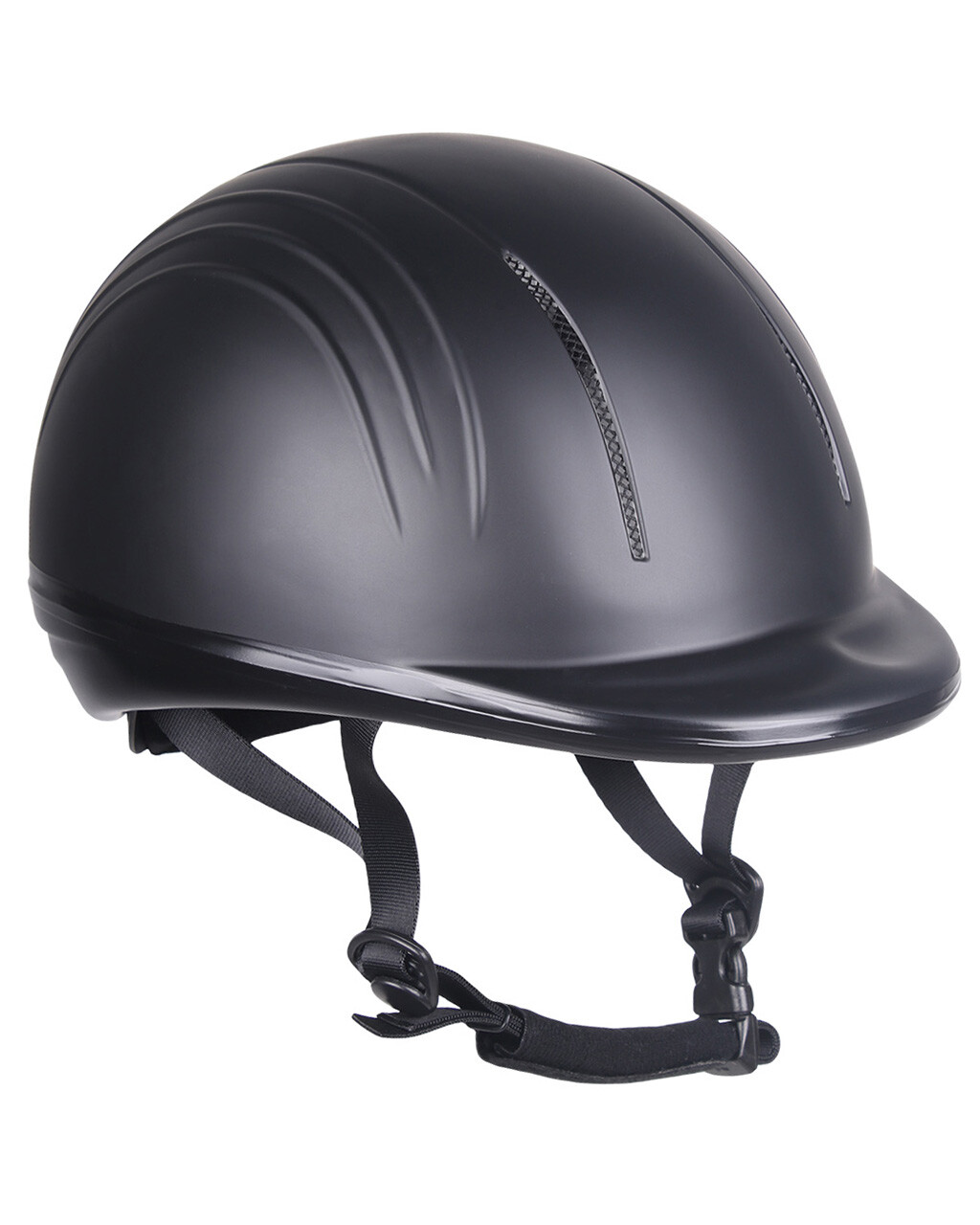 Jezdecká helma QHP Junior Start Barva: Černá, Velikost: 53 - 55