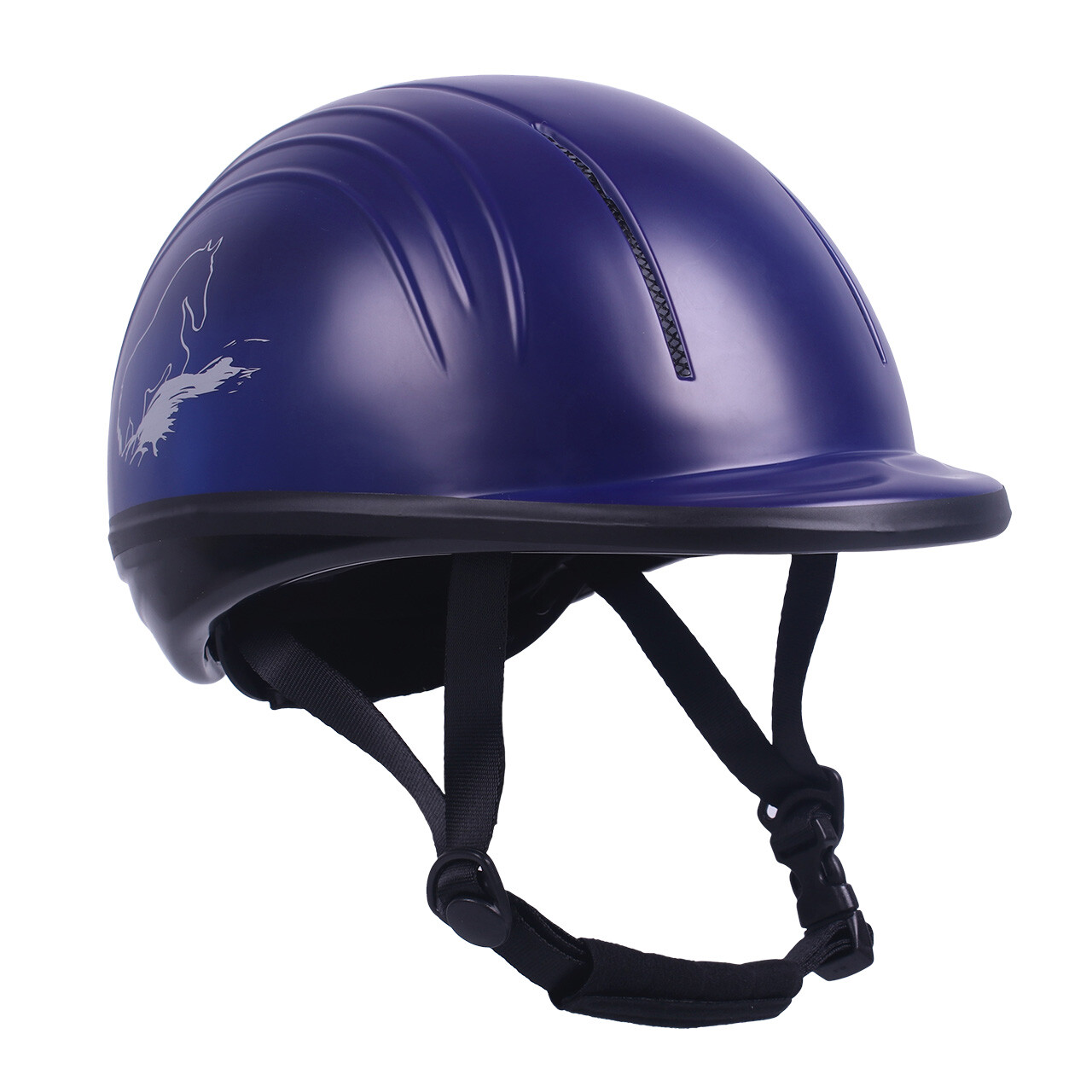 Jezdecká helma QHP Junior Joy Barva: Modrá, Velikost: 53 - 55