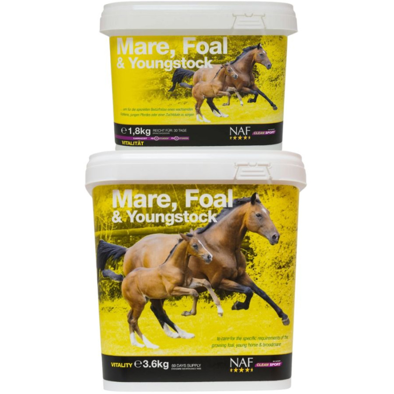 Vitamíny a minerály pro březí klisny, hříbata a mladé koně Mare, Foal and Youngstock 1,8 kg