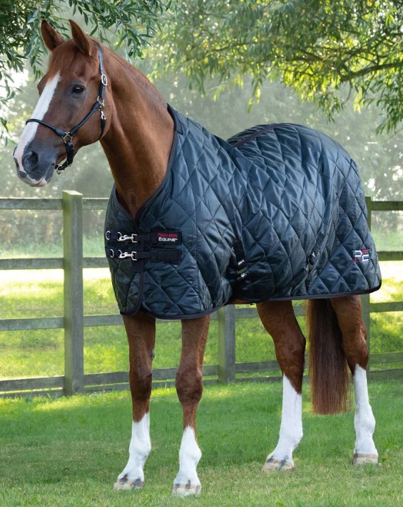 Stájová deka Premier Equine Tuscan 200 g Black Velikost: 5,6" (120 cm)