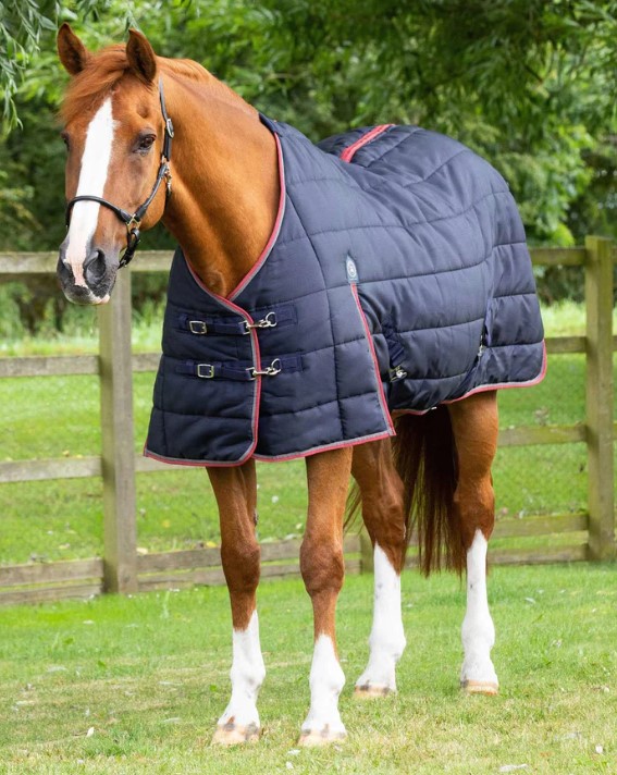 Stájová deka Premier Equine Garissa 200 g Navy Velikost: 5,6" (120 cm)