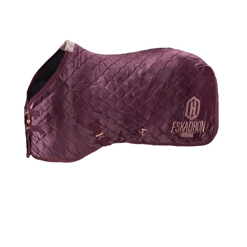 Odpocovací deka Eskadron VELVET Barva: Cassis (fialová), Velikost: XXS (95 cm)