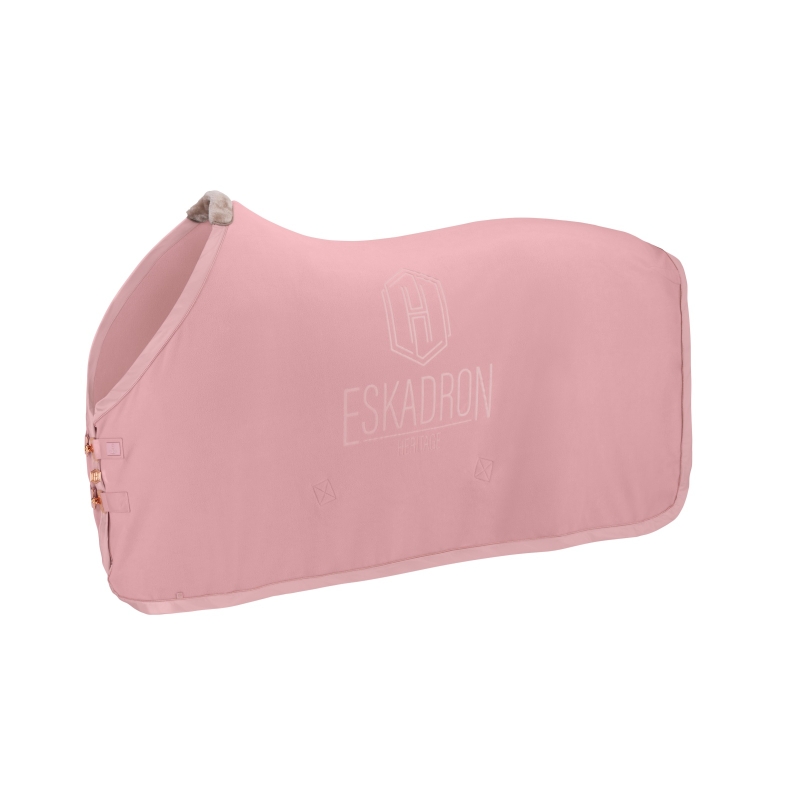 Odpocovací deka Eskadron FLEECE STAMP Barva: Pearl rose (růžová), Velikost: XXS (95 cm)