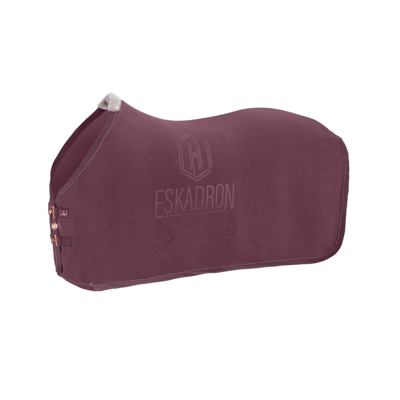 Odpocovací deka Eskadron FLEECE STAMP Barva: Cassis (fialová), Velikost: XXS (95 cm)