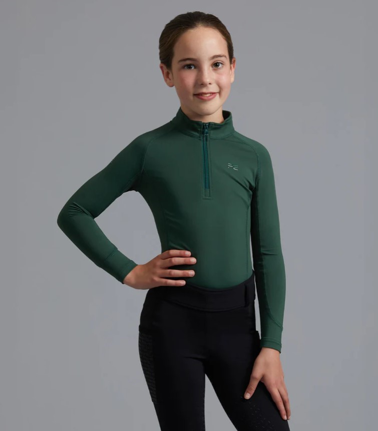 Dětské sportovní tričko Premier Equine Ombretta Barva: Green (zelená), Velikost: 13-14 let