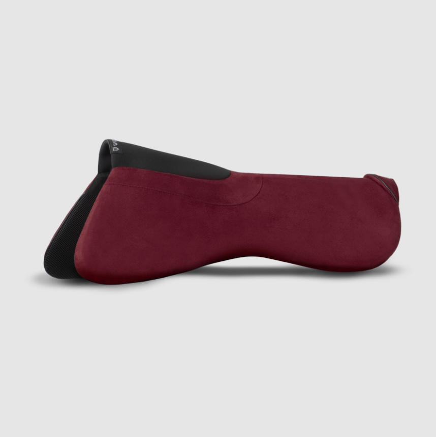 Podložka pod sedlo Winderen drezurní Claret Varianta: Comfort (18 mm), Velikost: 17´ (sedla 16,5´- 17´)