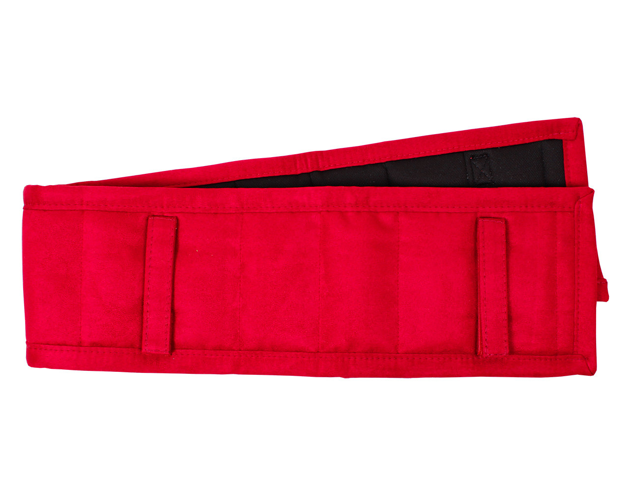 Dečka pod lonžovací obřišník QHP Barva: Bright Red (červená), Velikost: Full