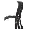 SS20 Savuto Anatomic Bridle with Crank Noseband and Flash Brown Close Up Hea