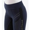 Ronia Ladies Full Seat Gel Pull On Riding Tights Navy 3 768x