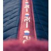 Merino Wool Half Lined GPJump Numnah Navy & Burgundy 6