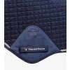 Close Contact Cotton Dressage Competition Saddle Pad White 2 0001 JumpingSquare Navy ClippingPath 300RGB 768x