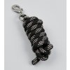 corda head collar with lead rope black 6