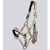 duco head collar with lead rope taupe 1